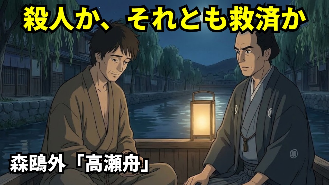 森鴎外『高瀬舟』｜弟を殺した兄は「悪」か？ 究極の選択