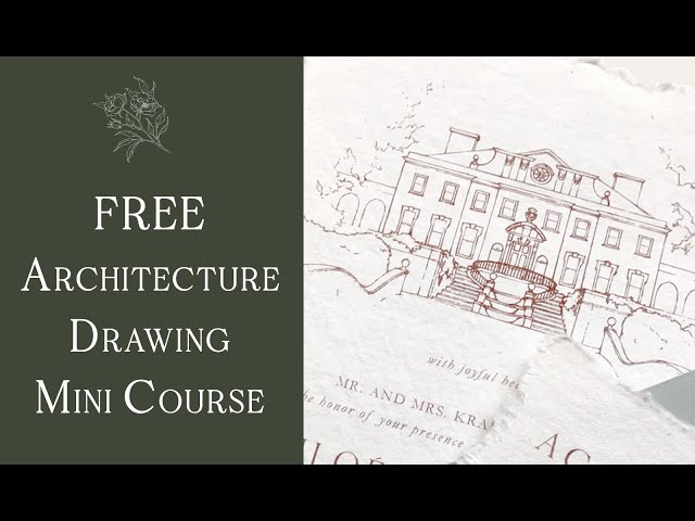 Architecture Drawing  FREE Mini Course  YouTube