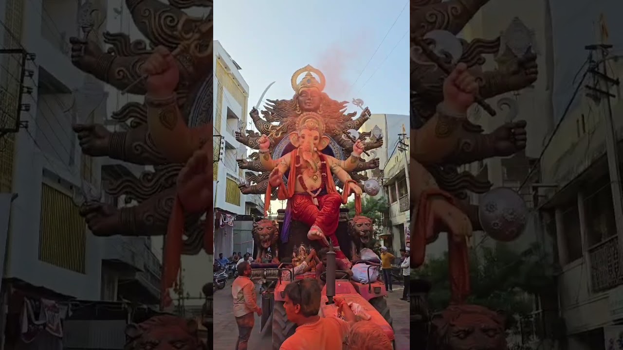 Ganesh Utsav 2024 Celebrations in Jalna | Grand Processions & Devotion ❤️🙏 | 