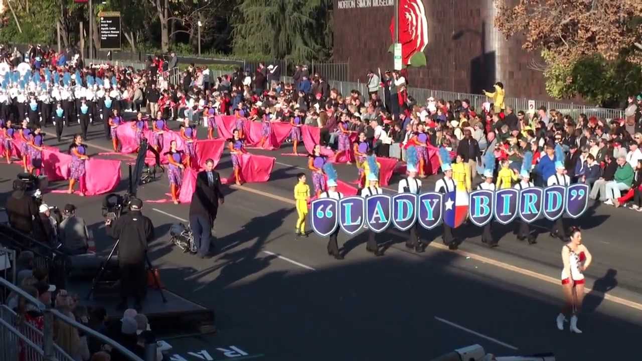 Claudia Taylor "Lady Bird" Johnson HS Marching Band - 2014 Pasadena Rose Parade