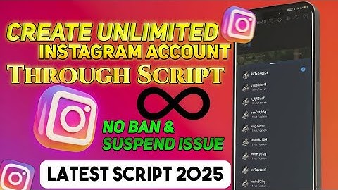 Instagram Unlimited Auto Account Creator Script v3 Trick| how to create unlimited Instagram accounts