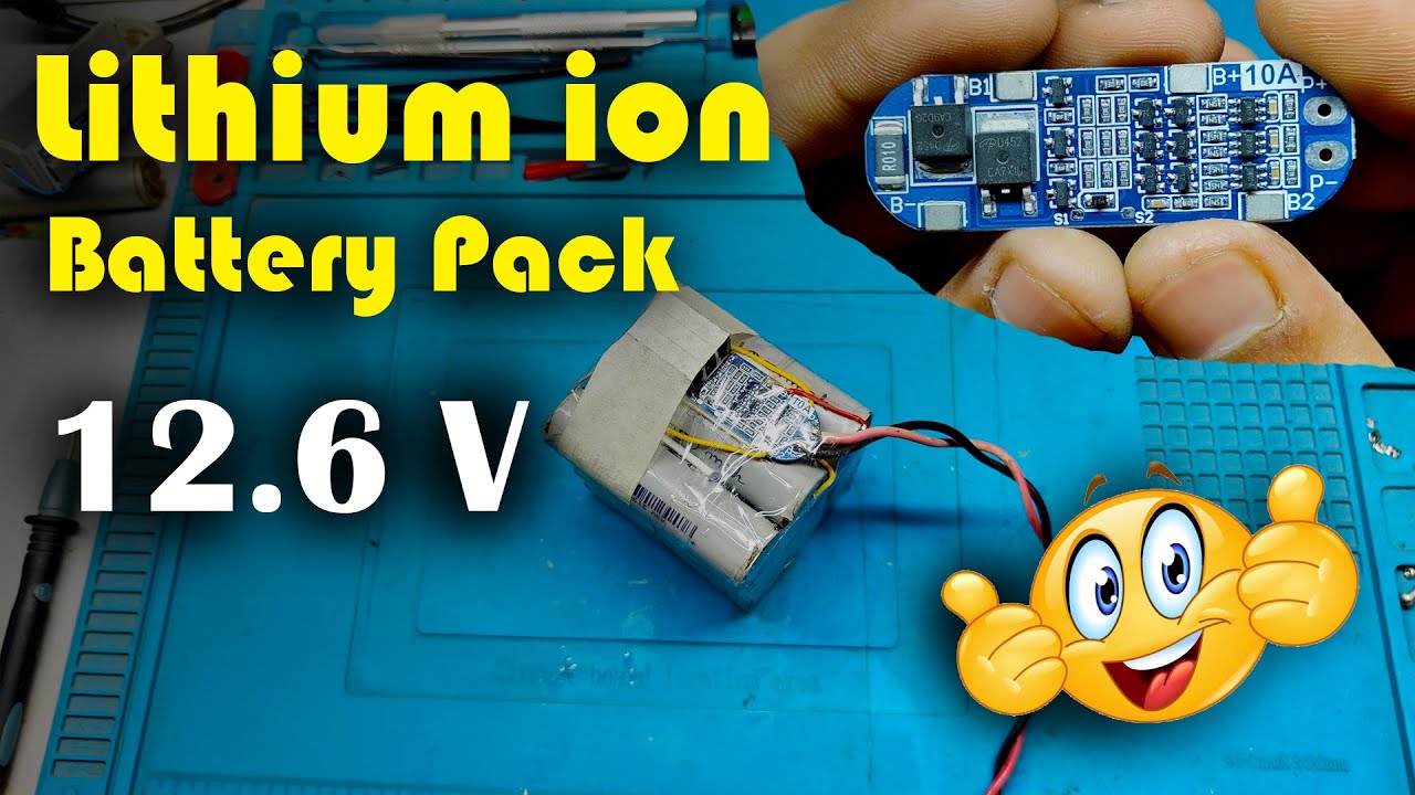 How to make 12v lithium ion battery pack | 18650 lithium Battery ...