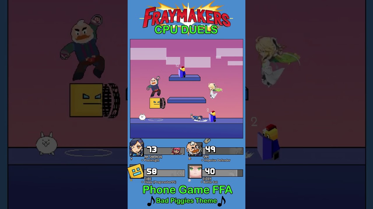 Phone Game FFA - Fraymakers CPU Duels 