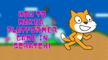 How to make a Platformer game in scratch!! Part 1! Getting down the physics!