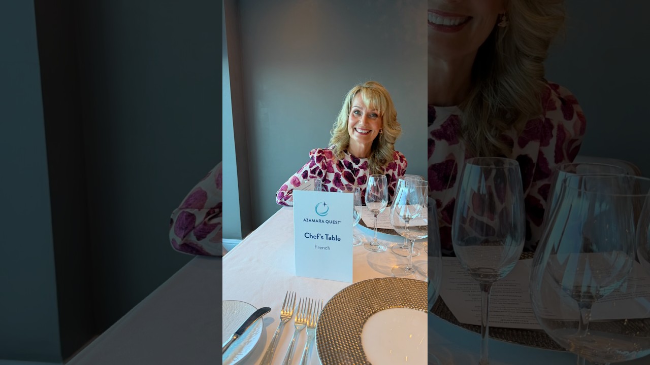Chef’s Table - Azamara Quest              #travel #cruise #azamara #food #review #shorts #explore