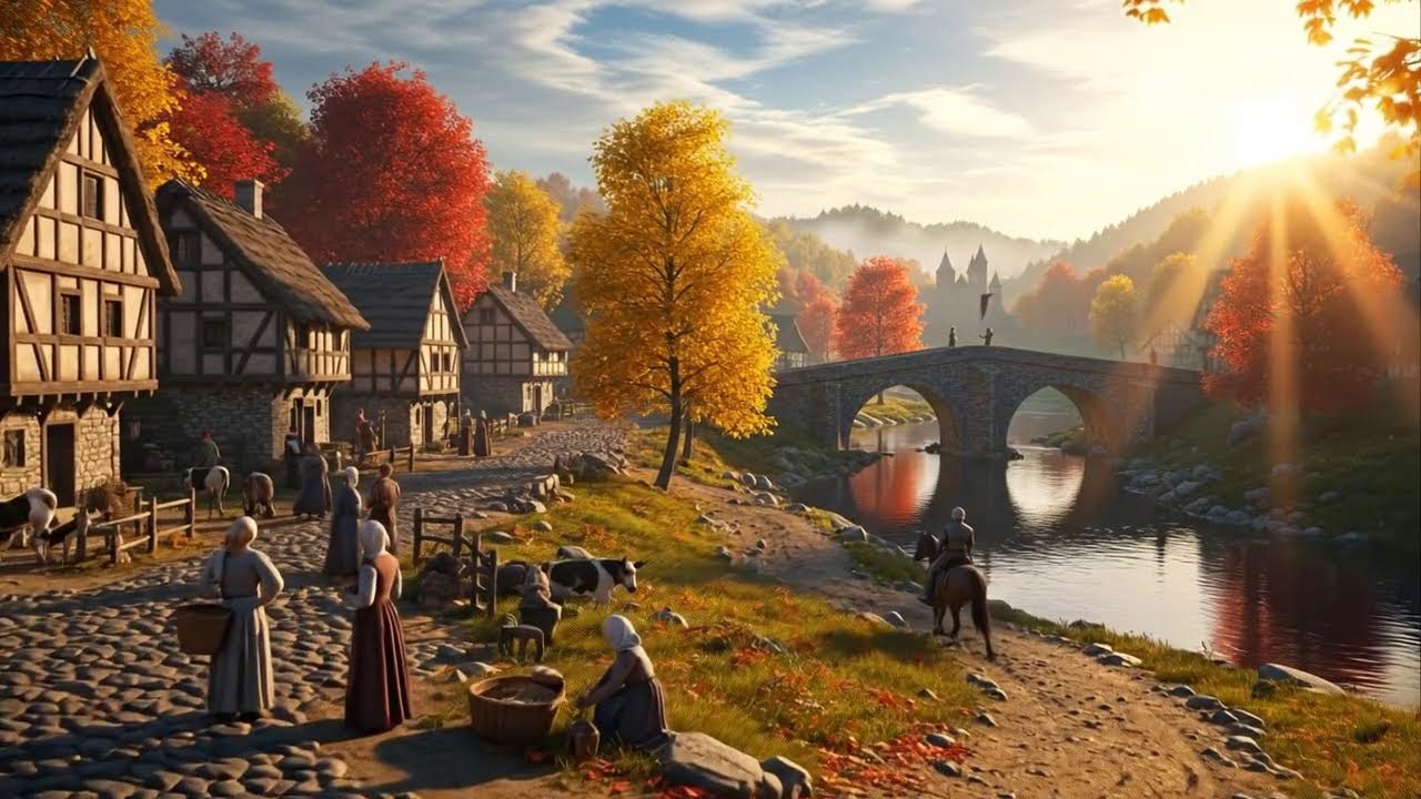 Medieval Music Tavern Ambience | Fantasy Instrumental Background