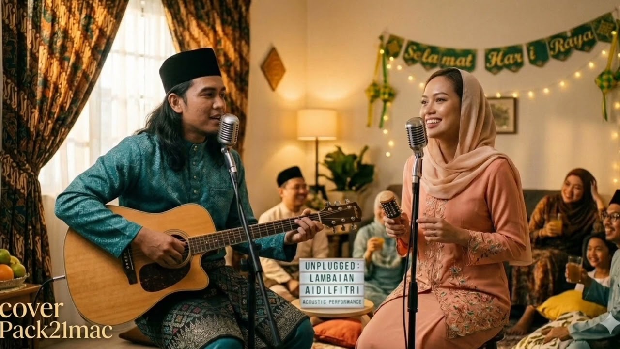 Jamal abdillah & saleem-Lambaian Aidilfitri (cover) acoustic unplugged - pack21