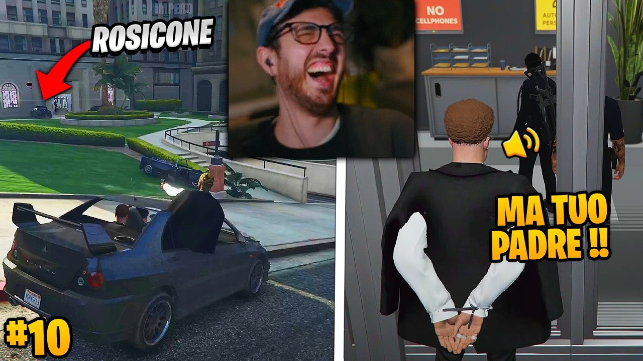 I SALIERI ARRESTATI PER ECCESSO DI AURA... FLAME COL NAPOLETANO E SPARATORIA EPICA!! GTA RP #10
