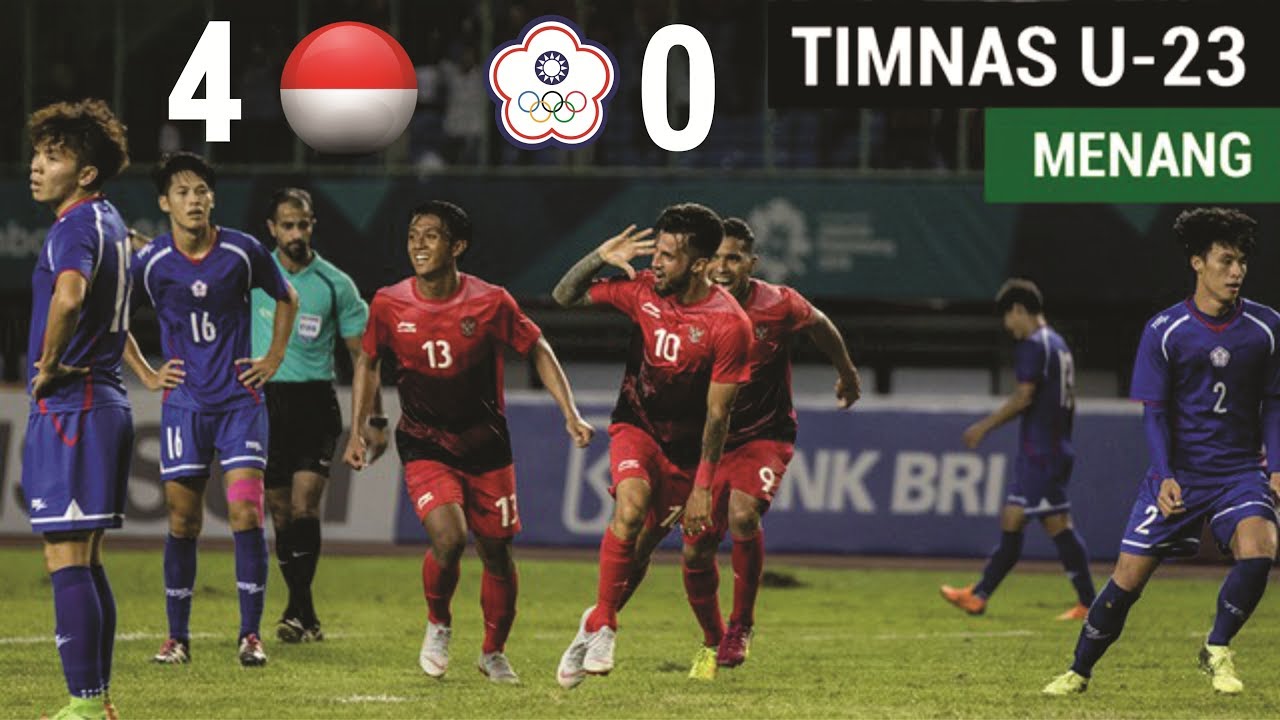Full Highlights Indonesia (4) vs China Taipei (0) - U-23 Asian Games
