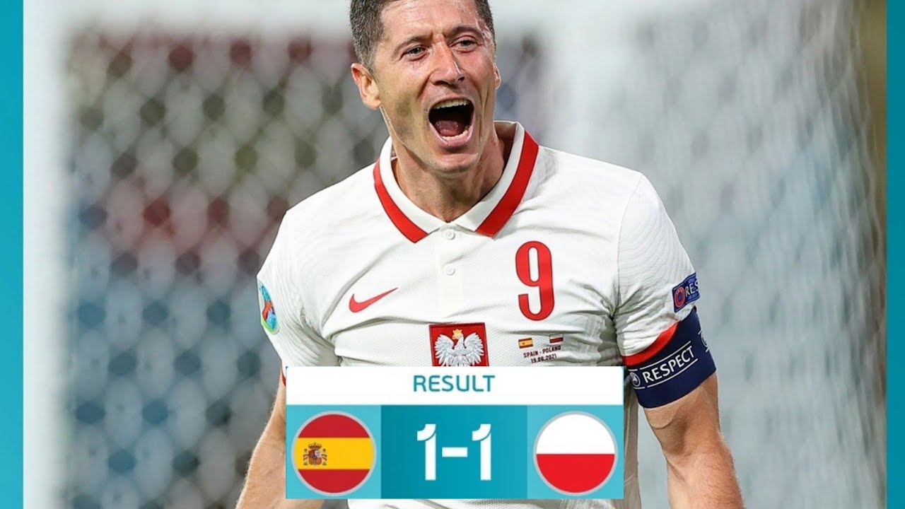 Highlight \u0026 Goal #Spanyol vs Polandia 1-1 #euro2020