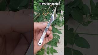 N690 Çelik El Yapımı Japon Bıçağı Kiridashi