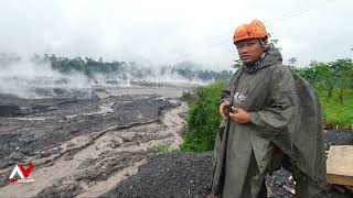 Mive Hot Lahar Flow In Semeru Volcano, Indonesia