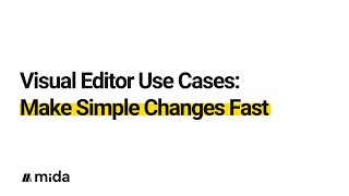 Launch Simple A/B Tests with Mida Visual Editor