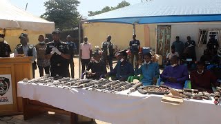 Errand Boy To Bandits Among 32 Suspects Arrested & Paraded By Police