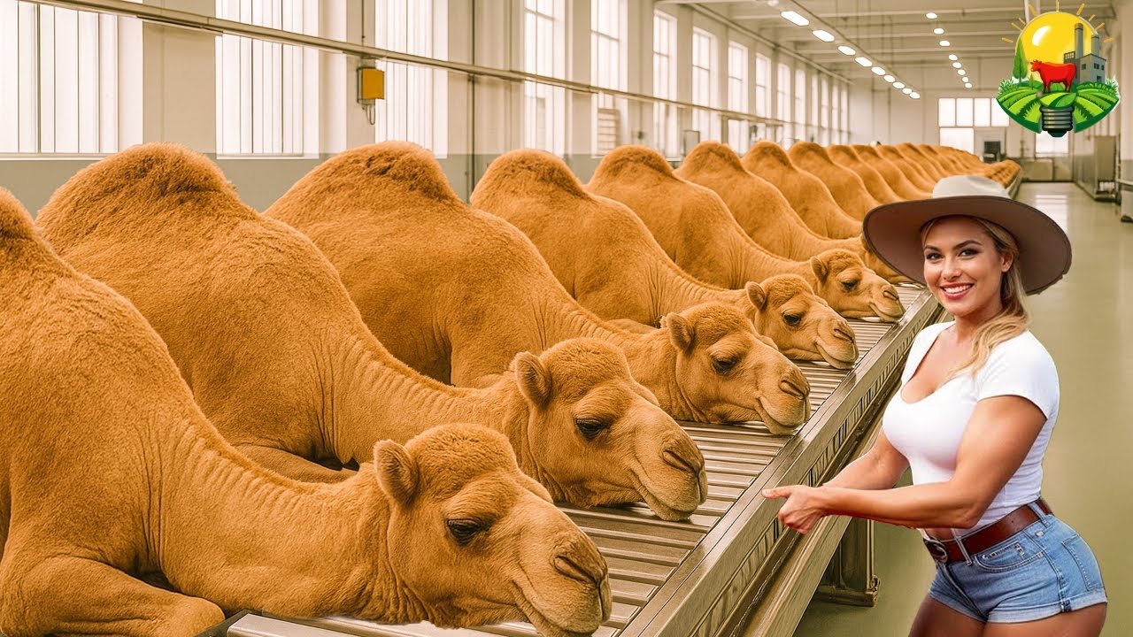 CÓMO se CRÍAN MILLONES de CAMELLOS para CARNE y LECHE 🐪| El NEGOCIO DESÉRTICO que ALIMENTA al MUNDO