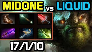 Destroyed Team Liquid - Midone Tiny full game vs Liquid - Dreamleague 9 Upper Bracket Finals