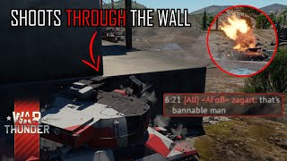 Wall penetration cheat in War Thunder