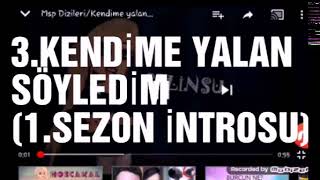 En Sevdiğim Msp Dizi Introlari Top 3