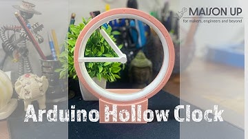Unlocking Innovation: DIY Arduino Hollow Clock with Magnetic Levitation and 3D Printing