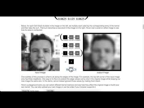Image Kernels Effects Explained Visually (with website link)