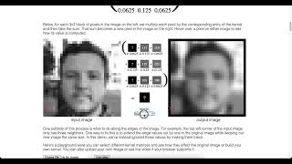 Image Kernels Effects Explained Visually (with website link)