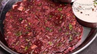 Ragi Adai Recipe/ Beetroot Ragi Adai/ Healthy Breakfast Recipe