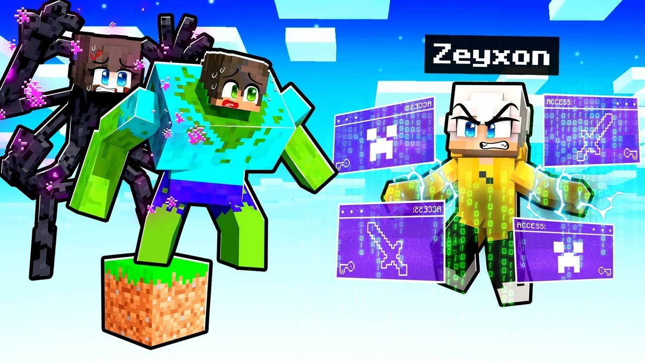 USO i COMANDI da ADMIN su UN BLOCCO di  SOLI MUTANTI in Minecraft!