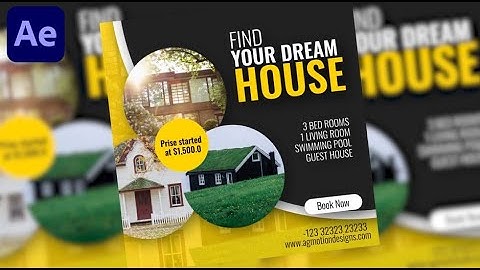 Social Media Post Animation In Adobe After Effects - After Effects Tutorial - No Plugins.