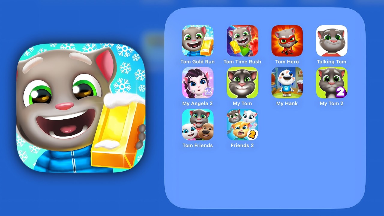 Talking Tom Gold Run - Прохождение игры: Бегите с Говорящим Томом и гоняйтесь за золотом! (Androi...