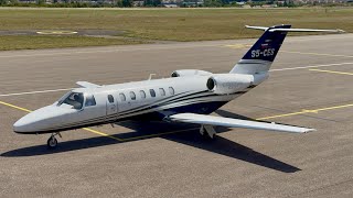 Cessna Citation CJ3+ Powerful Takeoff | Private Jet in Action