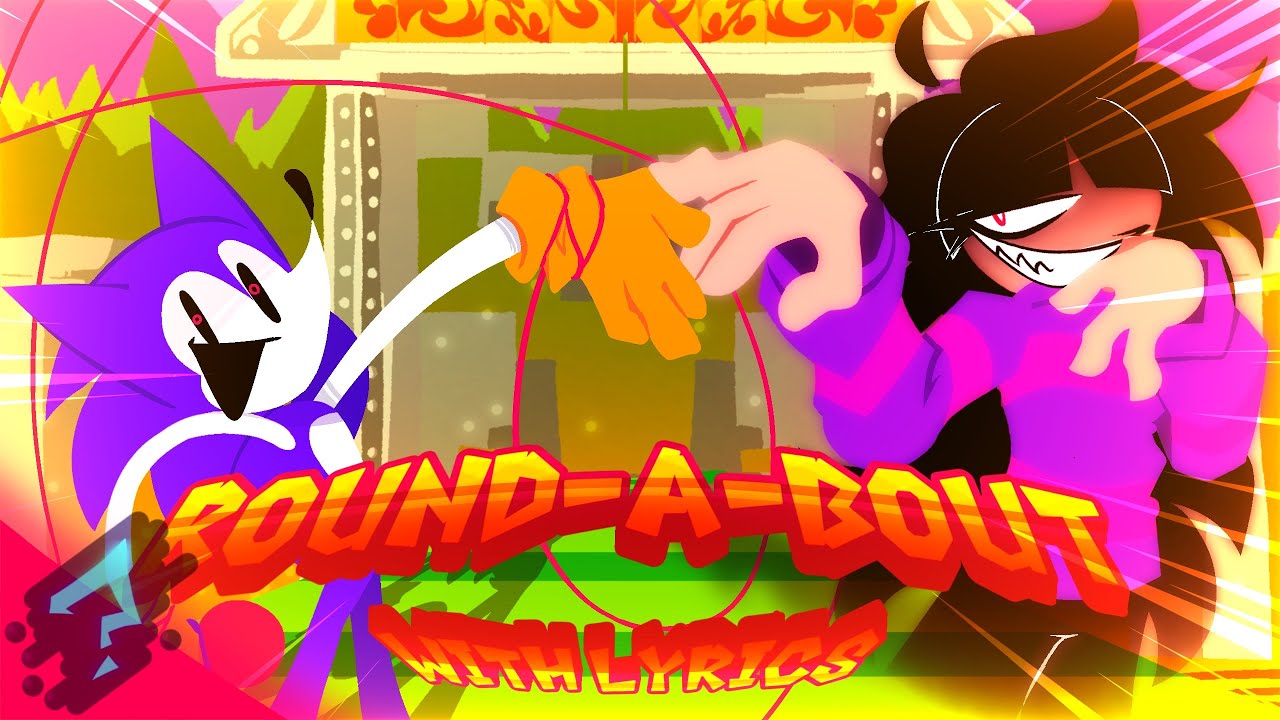 Round-a-Bout WITH LYRICS ( COVER ) || FNF VS Sonic.EXE 3.0 || FT : @MinxxuMinxy & @livingaway2