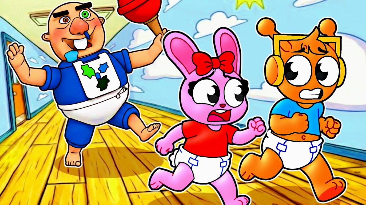 OREN Y PINKI BEBE ESCAPAN DE LA GUARDERIA 🍼😨