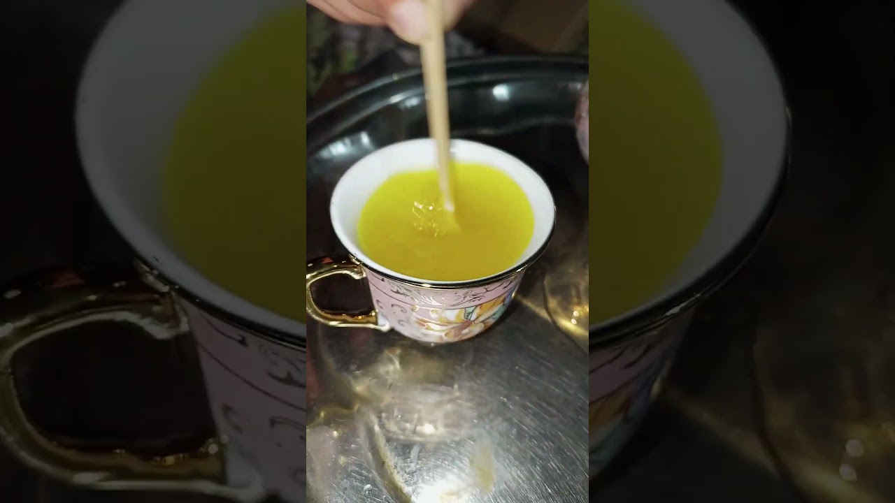 Приготовление лимонно-фруктового чая ☕ 