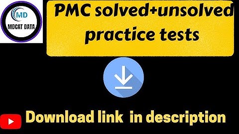 PMC all unsolved+solved practice tests |MDCAT|NMDCAT|#pmcpracticetest #mdcat2022