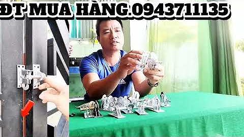 SIÊU CÔNG NGHỆ CHỐT KHÓA CỬA CỔNG TỰ ĐỘNG DI ĐỘNG THÔNG MINH MẪU INOX CHUẨN 