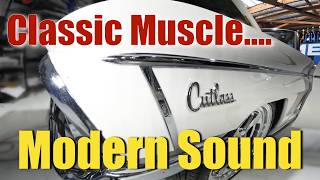 Giving This 1960s Cutlass The Sound System It Deserves! #cutlass #carcustomization  #caraudio