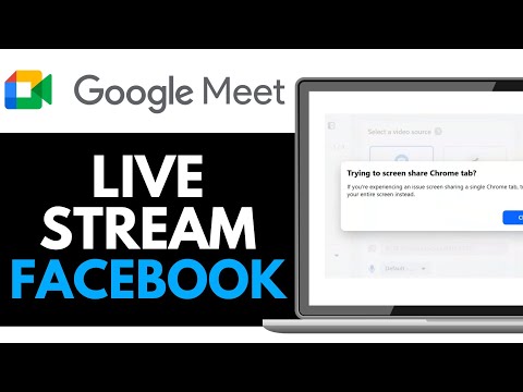 How To Make Google Meet Live Stream On Facebook 2025 (EASY GUIDE)