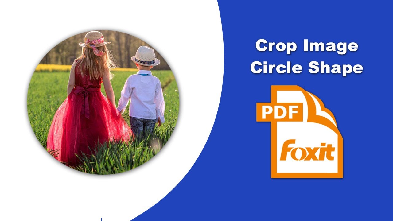 Round Photo Pdf How to crop an image into a circle in a PDF File (Edit Image) in Foxit ...
