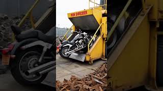 Breaking Down A Harley Davidson Motorcycle And Recycling It Calming ASMR Video Motor Harley Davidson