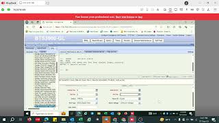 BTS Alarm configuration screenshot 1