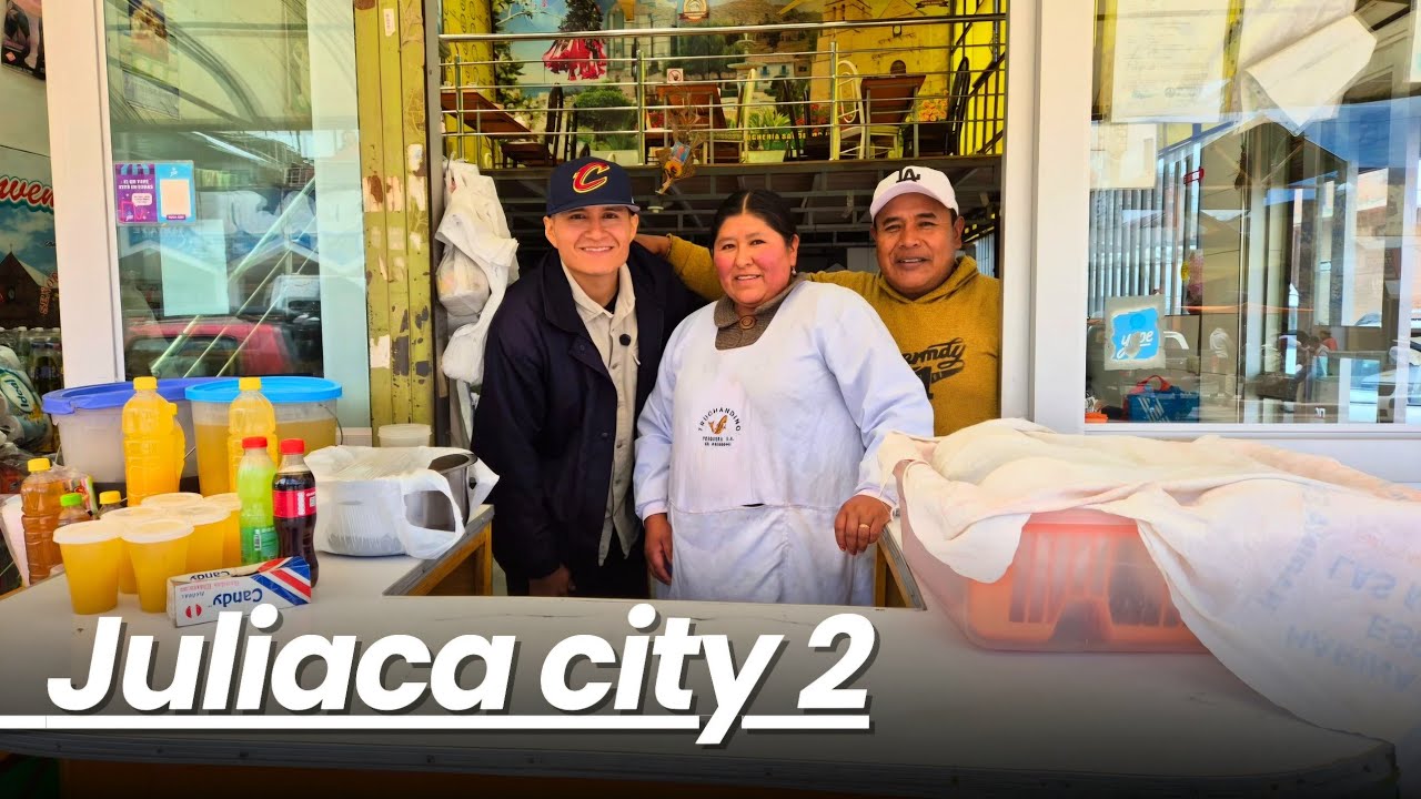 Probamos TIMPO DE TRUCHA frente al terminal terrestre de JULIACA : TRUCHERÍA DOÑA ANGÉLICA