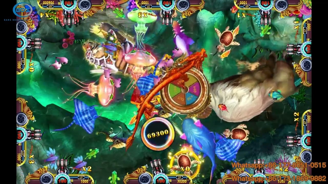 Ocean King 4 DRAGON VS PHOENIX Skill Fish Arcade Game High Hold Skill Fish Game Software