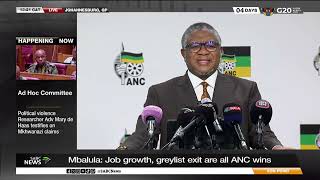 ANC briefing on the outcomes of NEC meeting