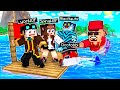 SQUALO SKIBIDI DOP BOP YES YES CONTRO ZATTERA SU MINECRAFT!!
