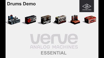 Verve Analog Machines Essential by Universal Audio / Saturation Overdrive Distortion Drums Demo