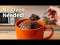 Fudgy Chocolate Peanut Butter Mug Cake in 5 Minutes… No Baking?!