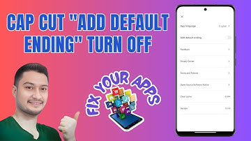 How to Turn Off the "Add Default Ending" on Cap Cut