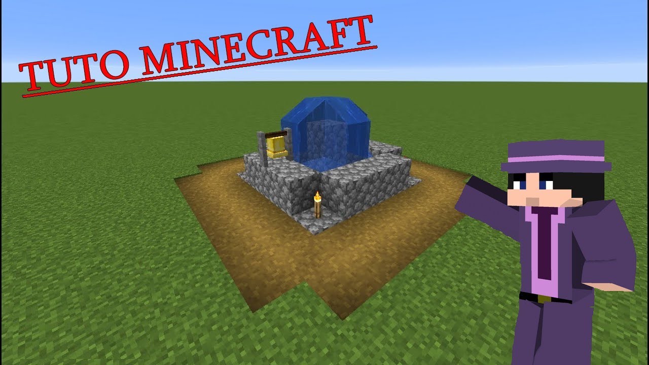 [TUTO] Comment Faire une Fontaine des Plaines de Minecraft (Structure