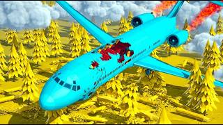 Pick a random Seat to Survive! with Emergency Crash Landings #3 | Besiege