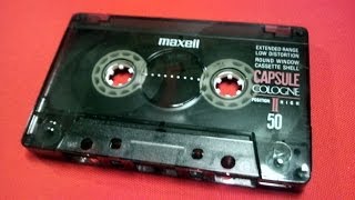 マクセル カセットテープ maxell CAPSULE COLOGNE High Position TypeⅡ Retro Vintage Compact Cassette Collection
